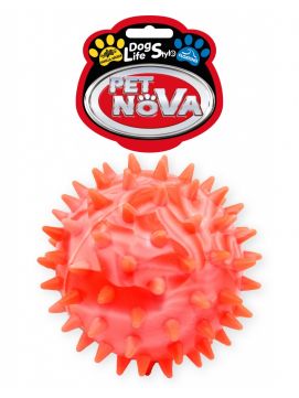 Pet Nova Dog Life Style Piłka Multikolor Pływająca z Wypustkami Aromat Wanilia 7,5 cm