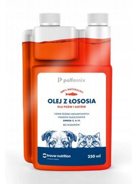 Polfamix Olej Z Łososia Dla Psów i Kotów 250 ml