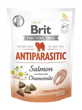 Brit Care Functional Snack Antiparasitic Przeciwpasożytniczy Salmon Łosoś Przysmaki Dla Psa 150 g