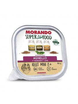 Morando Super Food 8+ Mokra Karma Dla Starszych Psw Maych Ras Pasztet z Jagniciny 150 g