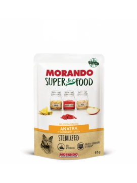 Morando Super Food Mokra Karma Dla Sterylizowanych Kotw Mus z Kaczki 85 g