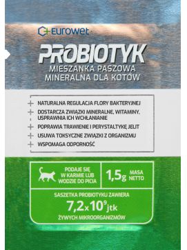 Eurowet Probiotyk Dla Kota 1 x 1,5 g Saszetka