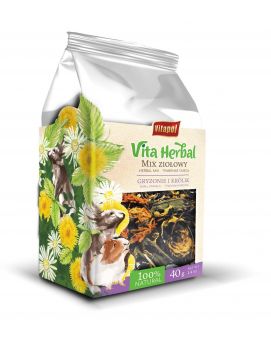 Vitapol Vita Herbal Dla Gryzoni i Królika Mix Ziołowy 40 g