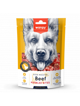 Wanpy Marbled Beef Bites Przysmak z Woowin Dla Psa 100 g