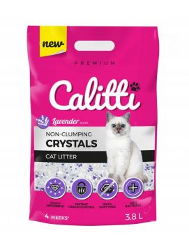 Calitti Crystals Żwirek Silikonowy Dla Kota Lavender 3,8 l