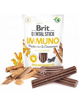 Brit Dental Stick Immuno Probiotics & Cinnamon Przysmak Dla Psa 7 sztuk 251 g
