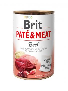 Brit Pate & Meat Beef Woowina Mokra Karma Dla Psa 400 g