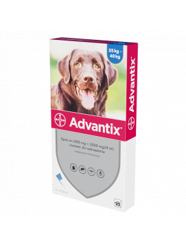 Bayer Advantix Spot On dla Psów od 25 do 40 kg 4 x 4 ml