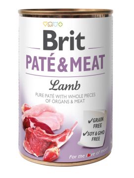 Brit Pate & Meat Lamb Jagnięcina Mokra Karma Dla Psa 400 g