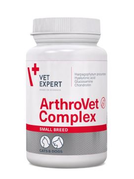 VetExpert Arthrovet Ha Complex Small Breed & Cat Dla Kotów I Psów Małych Ras 60 Tabletek