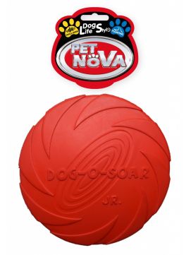 Pet Nova Dog Life Style Frisbee Dysk Gumowy Czerwony 15 cm