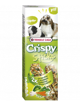 Versele Laga Crispy Sticks Rabbits-Guinea Pigs Vegetables Kolby Dla Krlikw i Kawii Domowych 2 szt