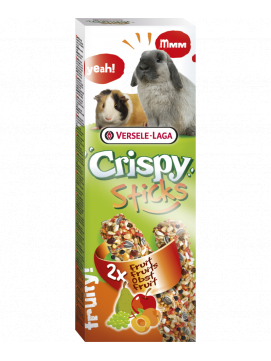 Versele Laga Crispy Sticks Rabbits-Guinea Pigs Fruit Kolby Dla Królików i Kawii Domowych 2 szt