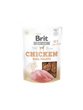 Brit Jerky Chicken Fillets Kurczak  Przysmak Dla Psa 80 g