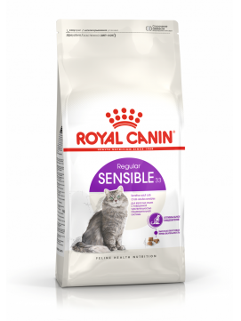 ROYAL CANIN Sensible 33 10kg karma sucha dla kotów dorosłych, o wrażliwym przewodzie pokarmowym