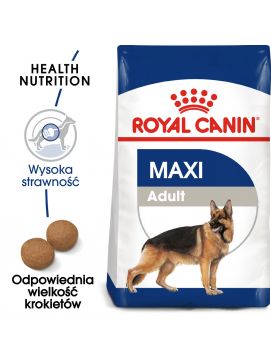 ROYAL CANIN Maxi Adult 15kg karma sucha dla psw dorosych, do 5 roku ycia, ras duych