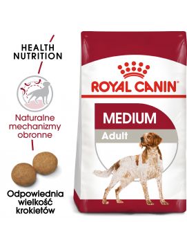 ROYAL CANIN Medium Adult Karma Sucha Dla Psów Dorosłych Ras Średnich 15 kg
