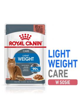 ROYAL CANIN Light Weight CareKarma Mokra Wsosie Dla Kotw Dorosych ZTendencj DoNadwagi 85 g