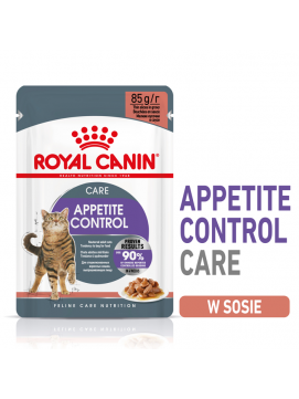 ROYAL CANIN Appetite Control Karma Mokra W Sosie Dla Kotów dorosłych Sterylizowanych Domagających Się Jedzenia 85 g